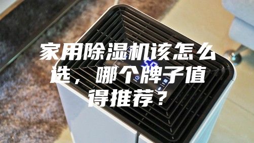 家用除濕機該怎么選，哪個牌子值得推薦？